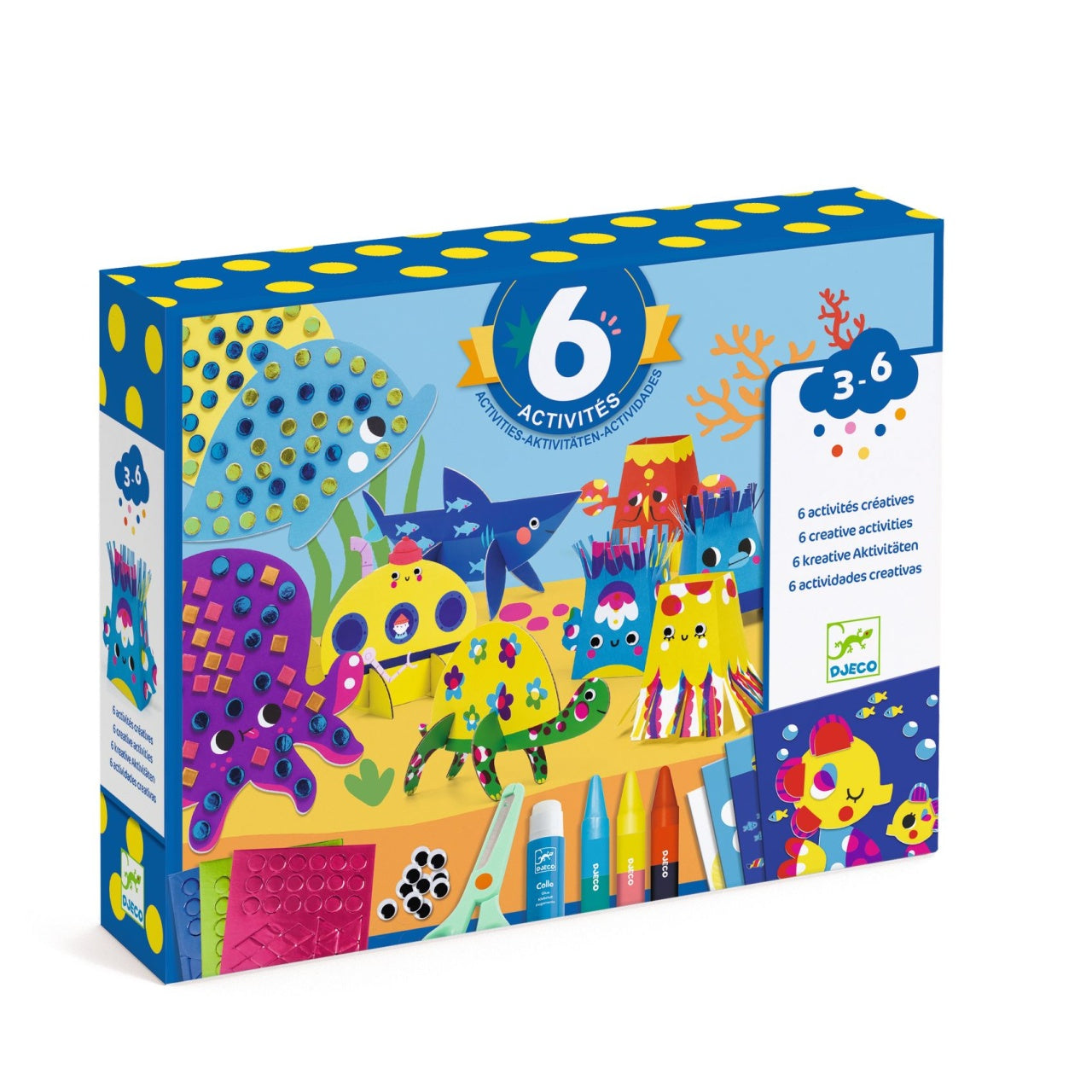 Joc creativ Delicii la malul mării, Djeco - Imagine 1 [ps:9dddd0f5-3519-4bf4-83f9-02eaf7ff0e50]