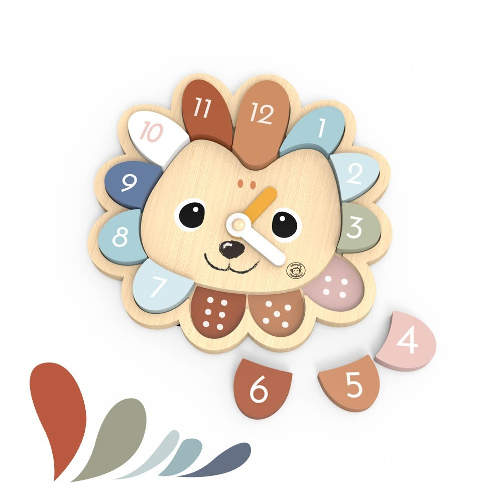 Ceas educativ din lemn, Speedy Monkey - Imagine 1 [ps:f0d6ed6b-f3b7-44d6-814a-59d9848477fe]