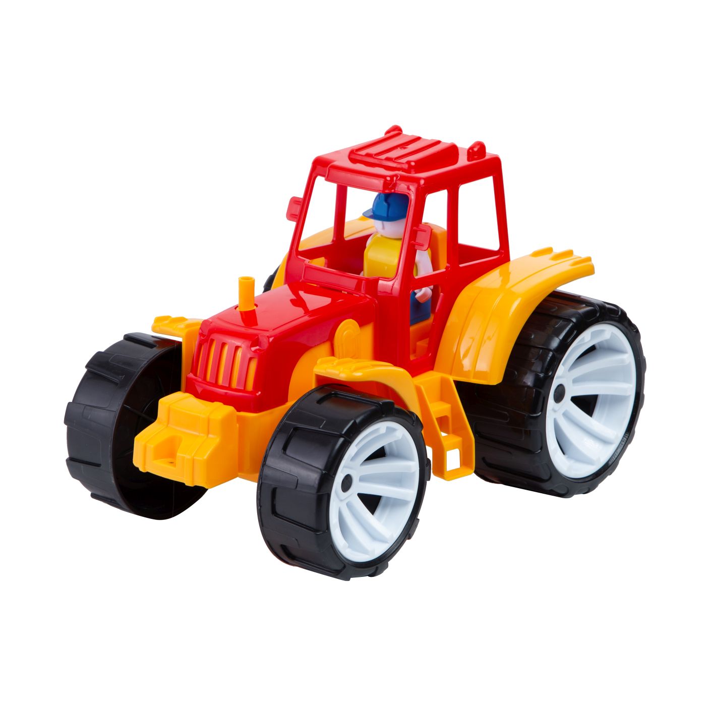 Tractor Bams VIVA TOYS Roșu - Jucărie - ROSU PORTOCALIU (1) [ps:e7afcb2e-42d7-4f26-b080-6765a0bbe4ff]