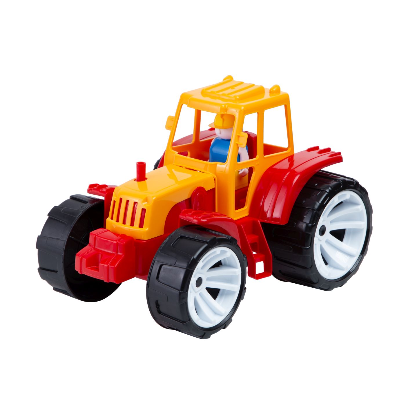Tractor Bams VIVA TOYS Roșu - Jucărie - Default Title (1) [ps:b9481b67-d17c-461d-94a7-bf4e7a008a34]