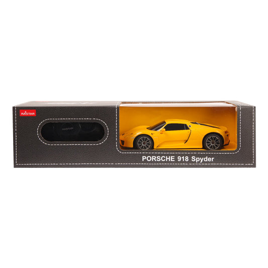 MASINA CU TELECOMANDA PORSCHE 918 SPYDER GALBEN CU SCARA - Imagine 1 [ps:44e3b17a-92b7-4387-9a40-853c74670bf0]