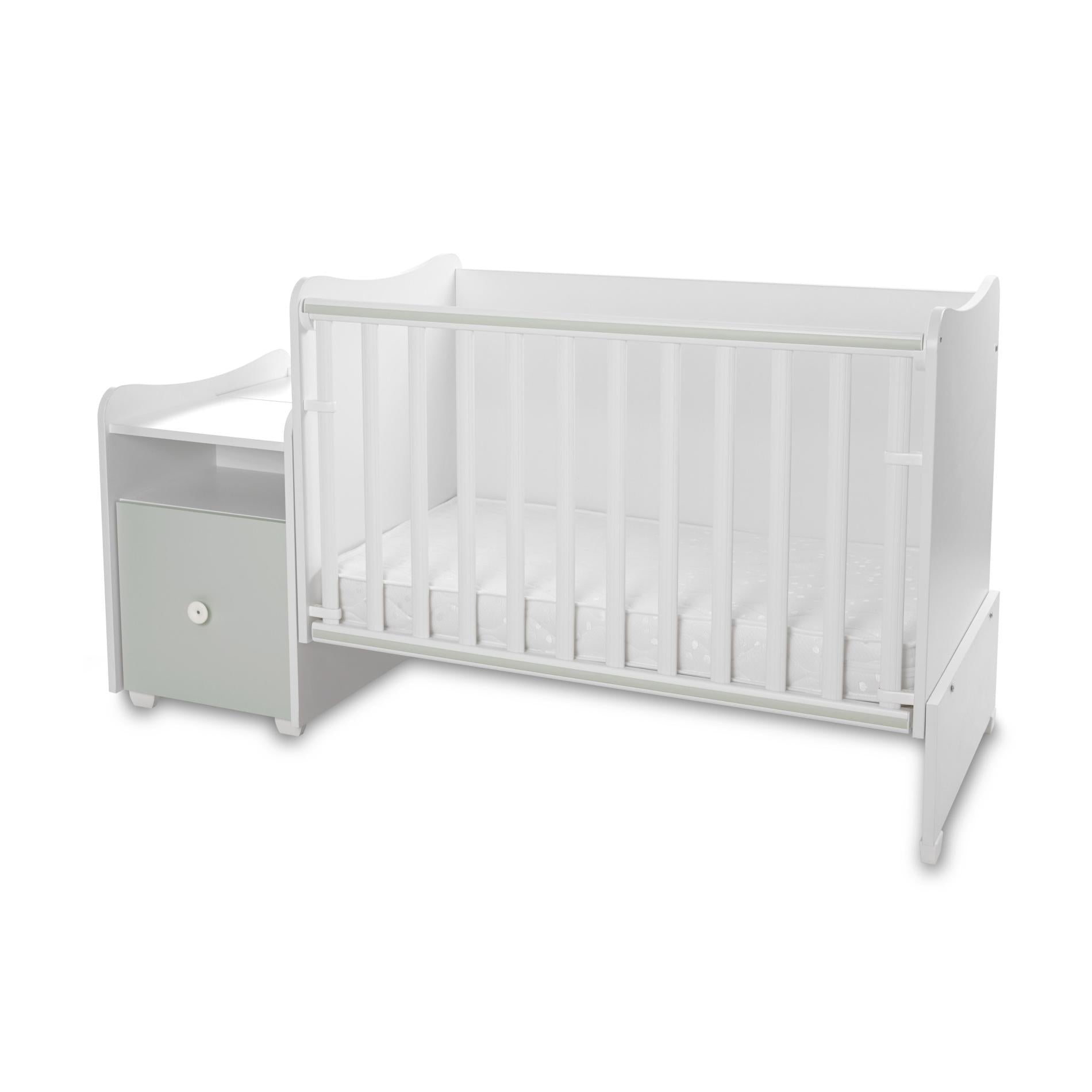 Mobilier Trend Plus Lorelli, White Milky Green - alb verde milky (1) [ps:1d0df8cf-95b5-4ff8-b3ce-79726af60b6c]