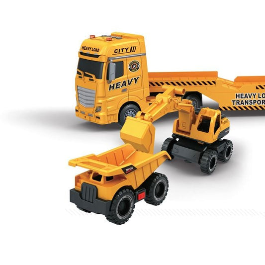 Tir cu 2 Utilaje Lumina si Sunet Jumbo - Jucărie Construcții - Default Title (1) [ps:1a79c343-147e-4022-9eff-37768540d6ff]