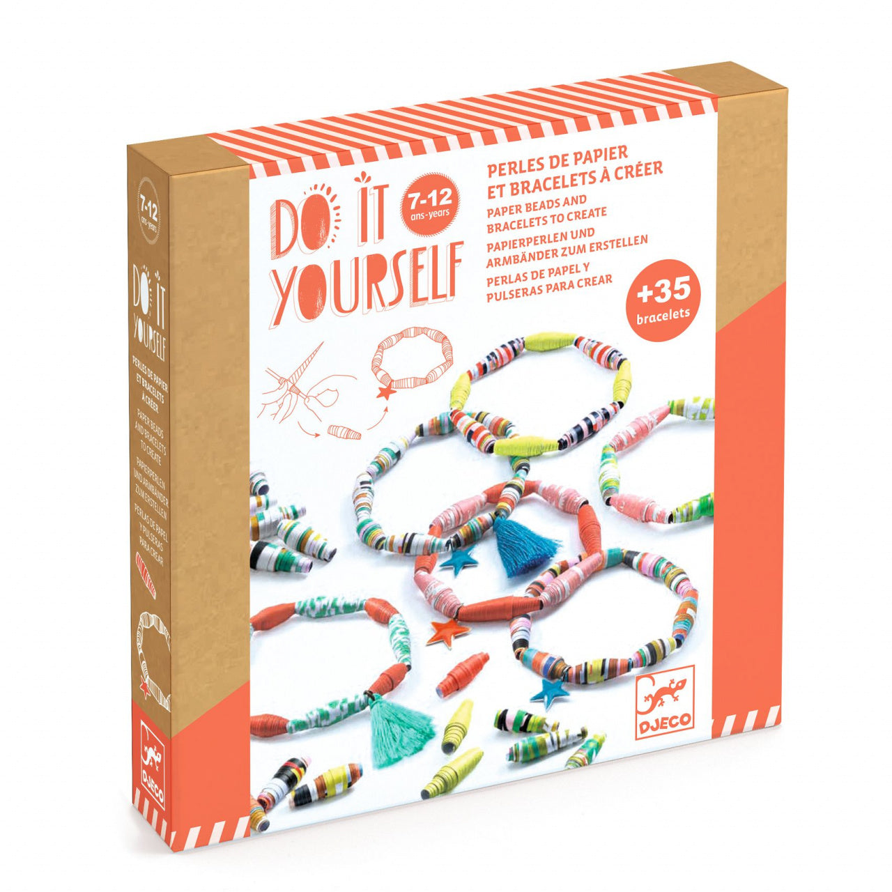 Joc creativ DIY bratari Pop si colorat, Djeco - Imagine 1 [ps:dba5b767-f0ff-4a29-940b-29b7e1b92e41]