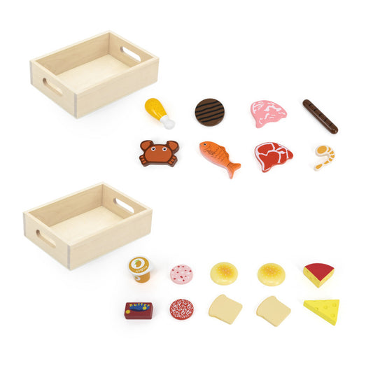 Set alimente de frigider din lemn, Viga - Imagine 1 [ps:74682f06-1d4f-4beb-b4d8-782a6563b3d3]