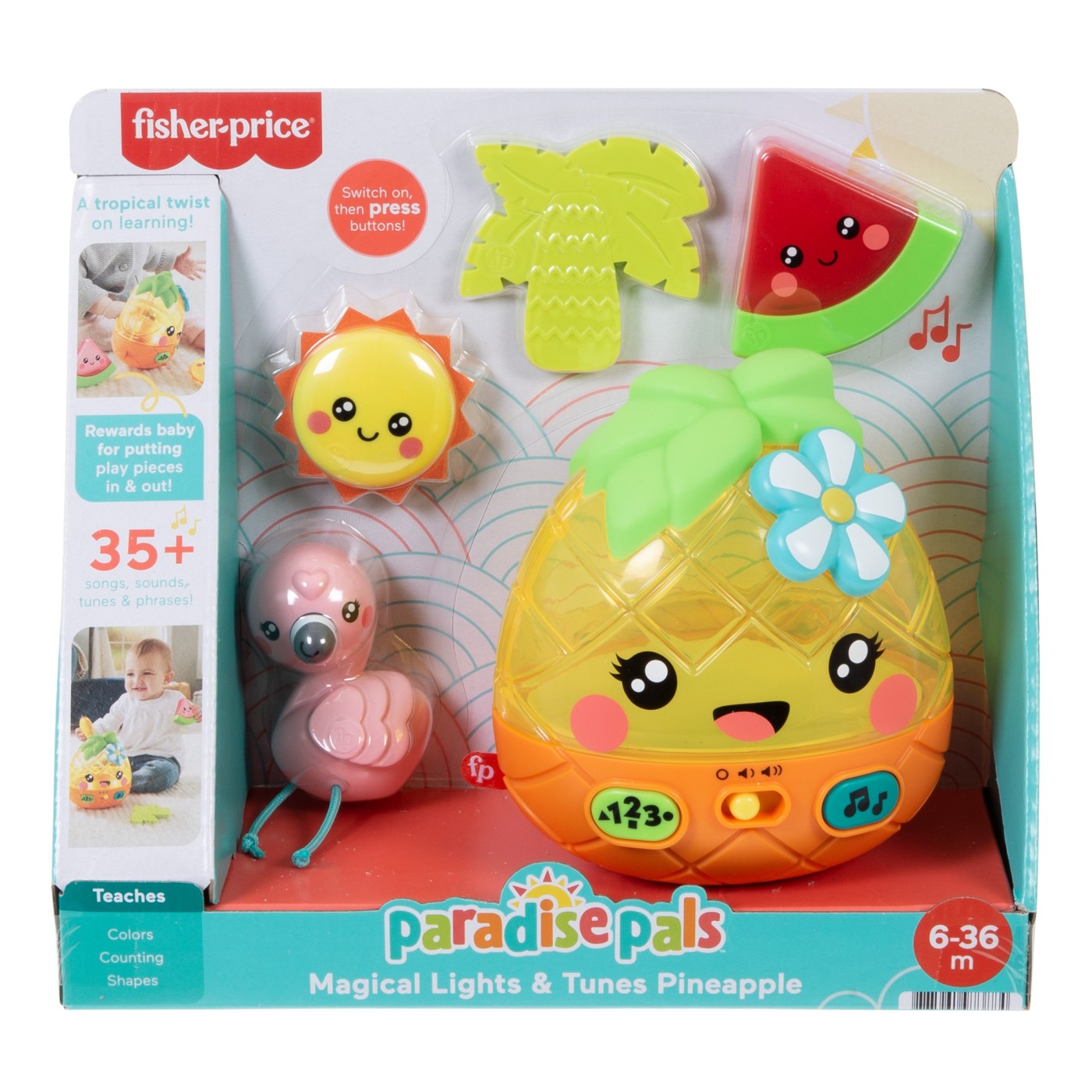 FISHER PRICE ANANAS CU SUNETE SI LUMINI Mattel - Imagine 1 [ps:2f3316a8-b14c-4a43-9736-d7de5ca8a080]