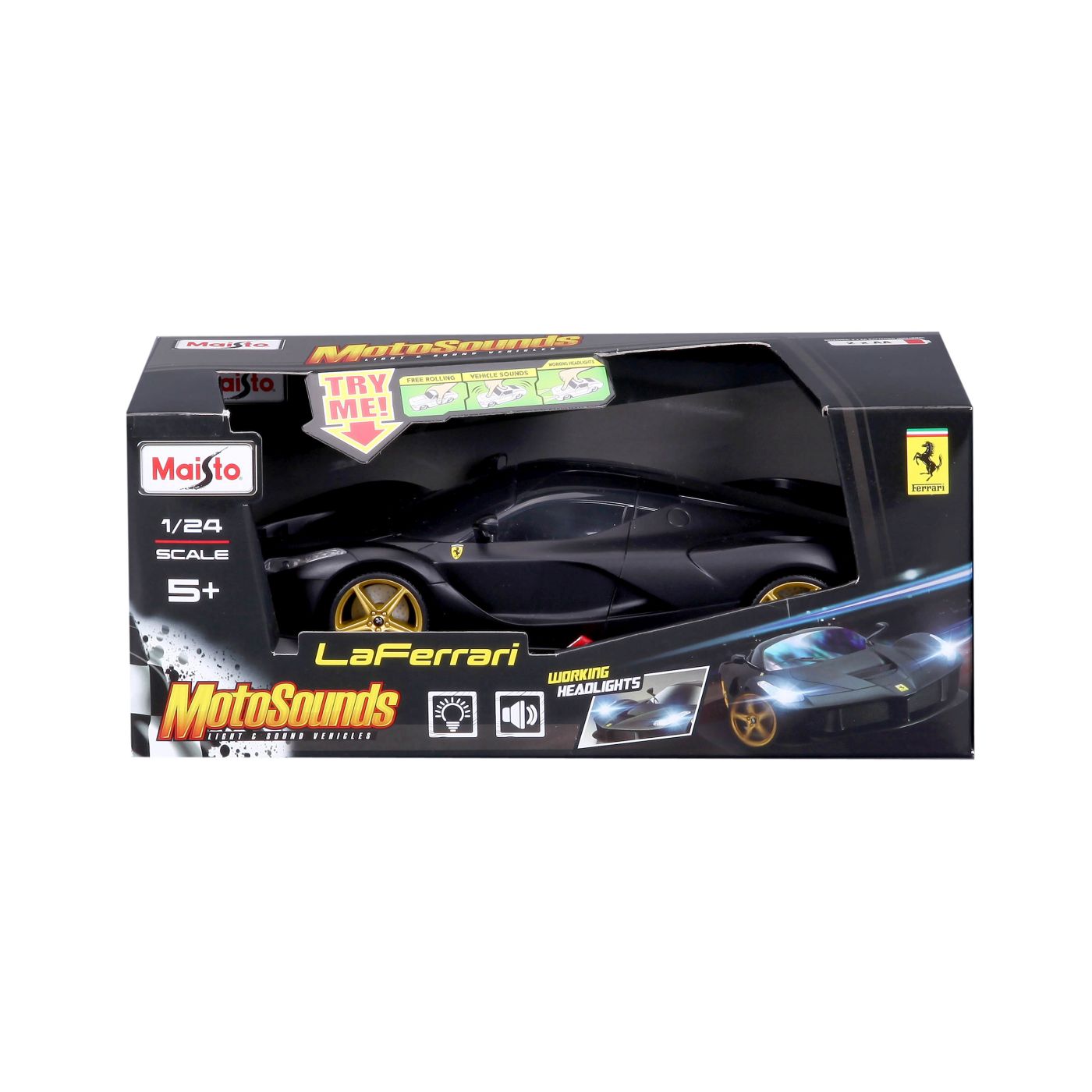 MAISTO MASINUTA CU SUNETE SI LUMINI FERRARI LAFERRARI - Imagine 1