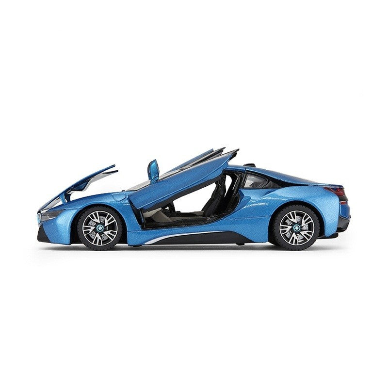 MASINUTA METALICA BMW I8 ALBASTRU SCARA 1 LA 24 [ps:83ce8ada-2363-49e0-9c86-f6e9355e961e]