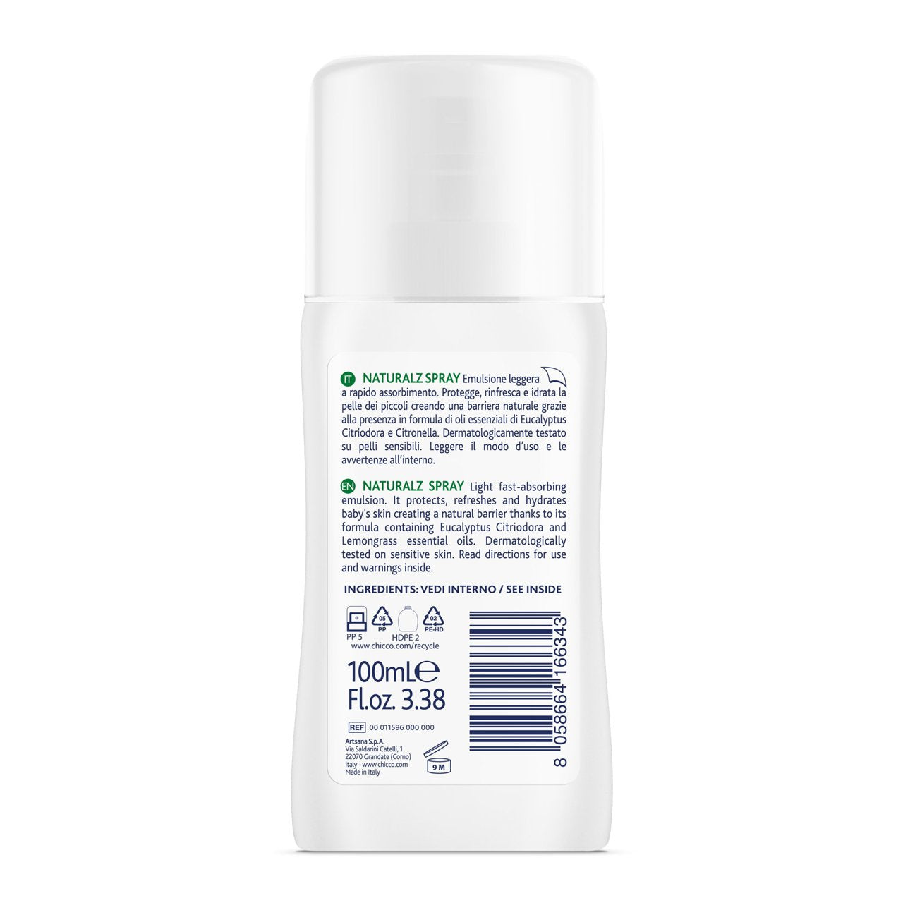 Spray protectie naturala Chicco NaturalZ, 100 ml, 2 luni+ - Default Title (1) [ps:dfa34ca8-6988-46e4-89dd-2345bab84425]