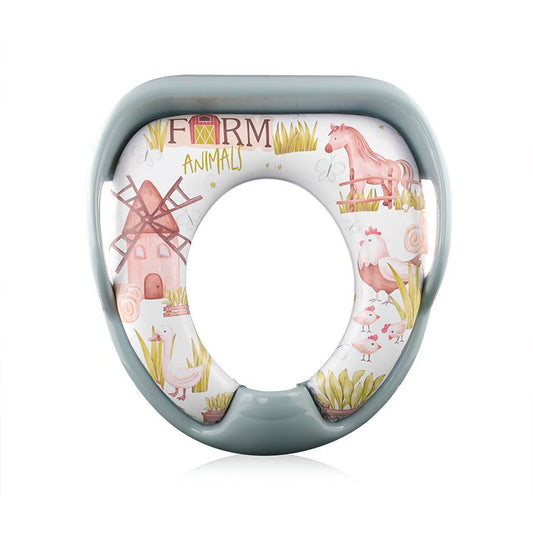 Reductor Toaletă Moale Lorelli, Universal, Animals Grey - Farm green (1) [ps:4d7c66f1-6a5c-4c94-a2bd-ab009b65e17d]