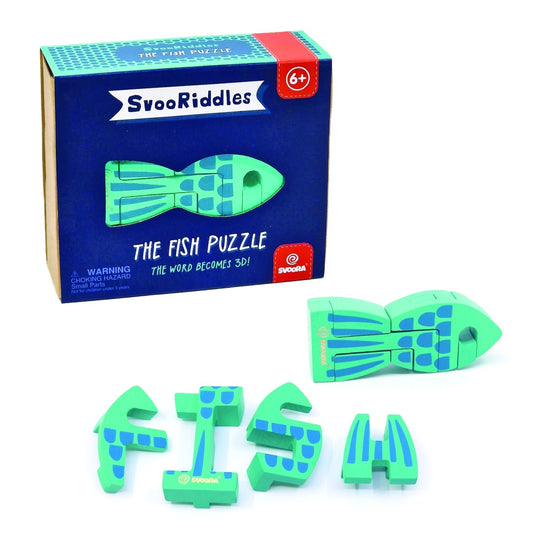 Puzzle 3D din lemn Peste, Svoora - Imagine 1 [ps:50939a27-410c-408f-ac6c-b0f443d82f38]