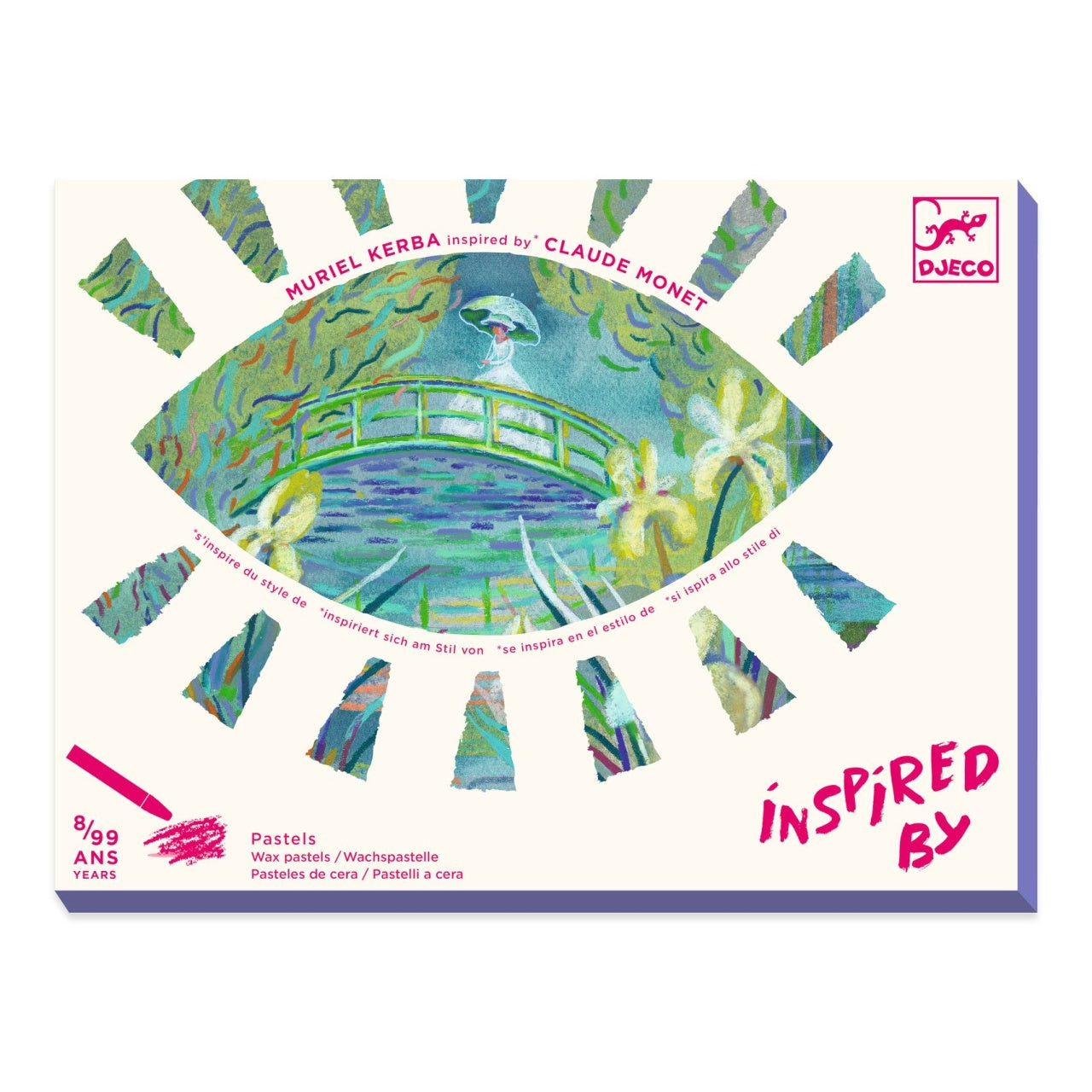 Atelier creativ Lacul cu nuferi Inspired by Monet, Djeco - Imagine 1 [ps:5102079c-f95b-413f-930c-b306d5ff3310]