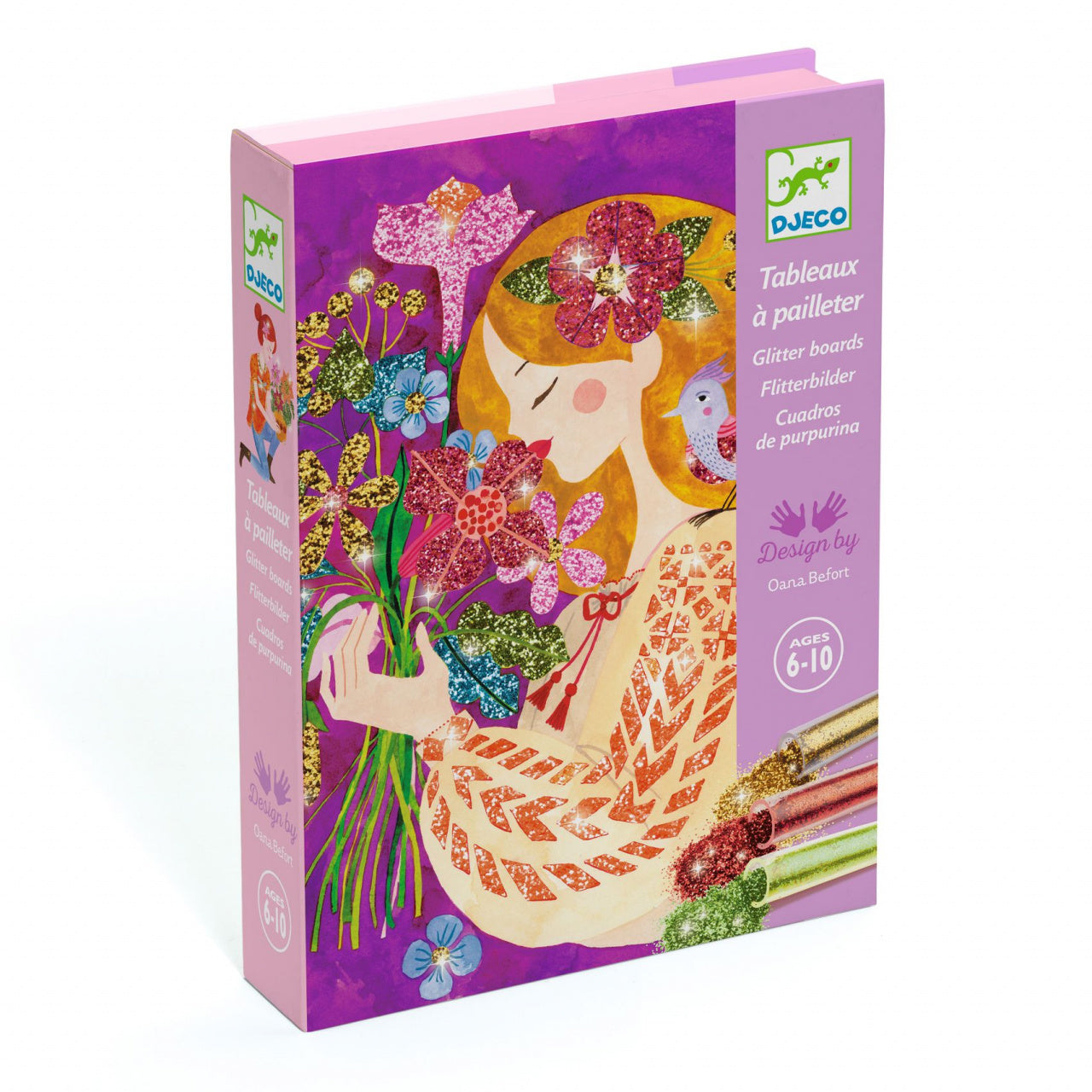 Atelier creativ cu sclipici Parfumul florilor, Djeco - Imagine 1 [ps:d9fda759-7abc-42ec-b35b-f7806d4be451]