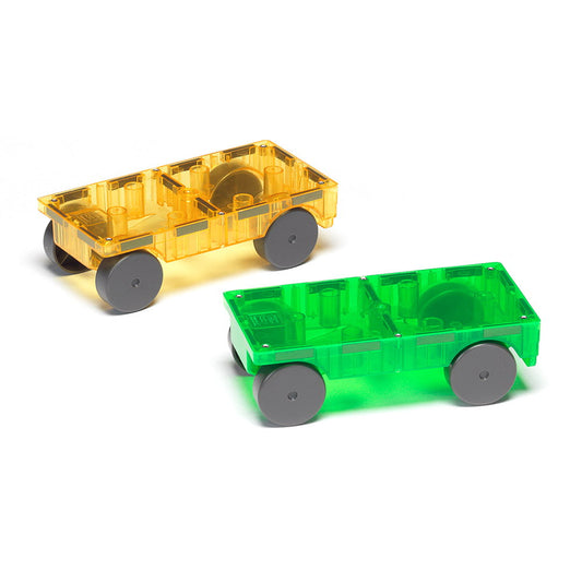 MAGNA-TILES Extensie 2 Mașinuțe Galben și Verde - Galben si Verdu (1) [ps:b726b958-e16f-4a69-8f88-ca96050b00f9]