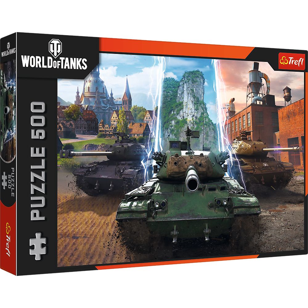 PUZZLE TREFL 500 WORLD OF TANKS TIMP PENTRU ACTIUNE - Imagine 1 [ps:aa7dfd83-2c8f-4a09-8444-6fc29c885ef4]