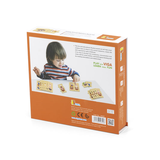 Puzzle secvential Etapele imbracarii, Viga - Imagine 1 [ps:40064483-96ee-473d-a20f-6549f630bab1]