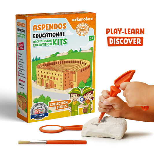 Arkerobox - Set arheologic educational si puzzle 3D, - Imagine 1 [ps:e32b74f9-acfd-4ebc-8e61-fe37ca1cc866]
