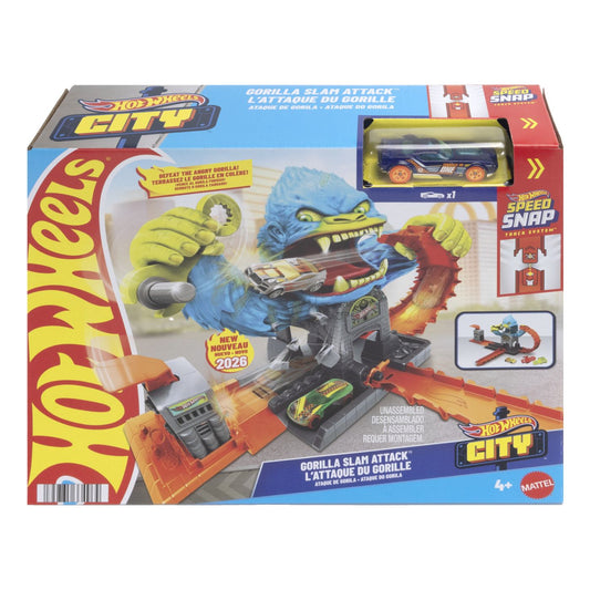 HOT WHEELS CITY PISTA INAMICILOR ATACUL GORILEI Mattel - Imagine 1