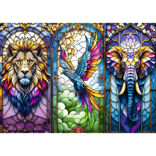 PUZZLE TREFL 1000 ANIMALE IN VITRALIU - Default Title (1) [ps:fa3403ea-872f-4614-8551-7ce75df794c5]