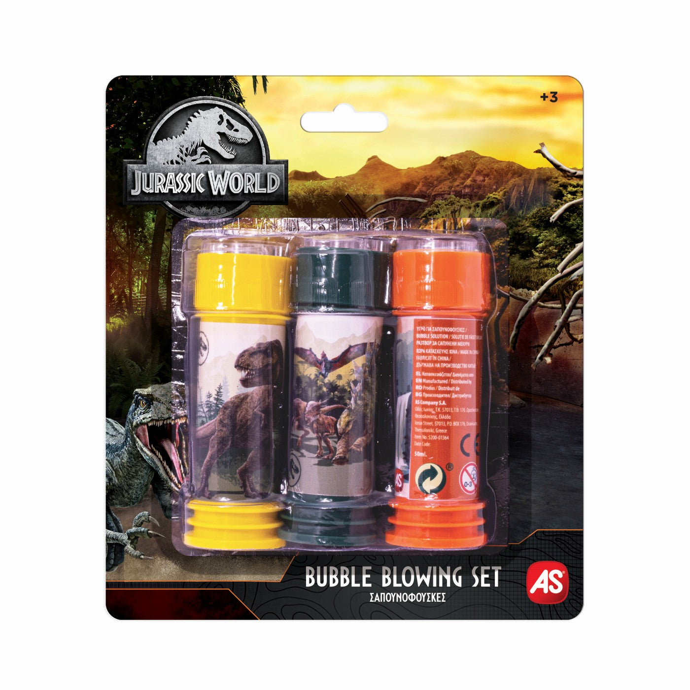 SET PENTRU BALOANE DE SAPUN JURASSIC WORLD - Imagine 1 [ps:69210c6f-bd05-4dc1-a81b-0e09ae46eaee]