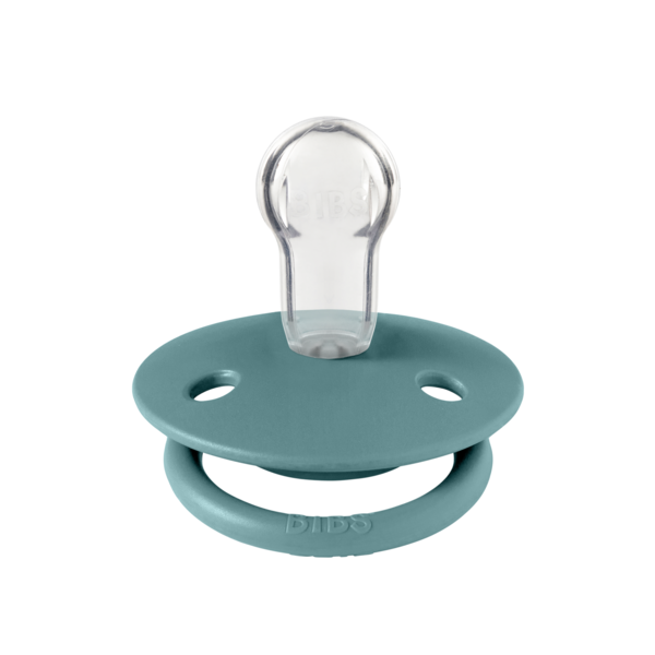 Set 2 Suzete BIBS De Lux Silicon, Rotunde, Sage/Hunter Green - Island Sea (1) [ps:a7d1eeb6-4f19-45eb-a336-bfcc61c317b7]