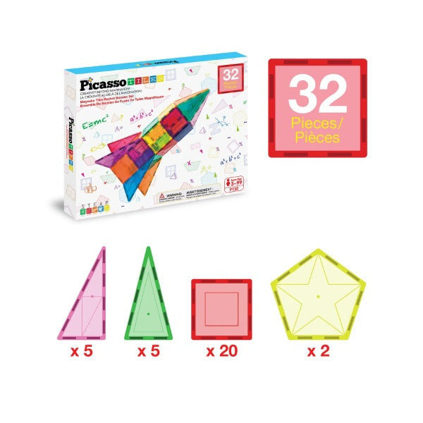 PICASSO TILES Lansator racheta, magentic, set de - Imagine 1 [ps:f568bcea-3fa4-418e-ac9f-9cdedc78e462]