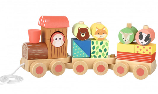 Trenulet din lemn cu forme si animale, Orange Tree Toys - Imagine 1 [ps:79277abe-df5a-4ba1-86c9-a0dd44f327b7]