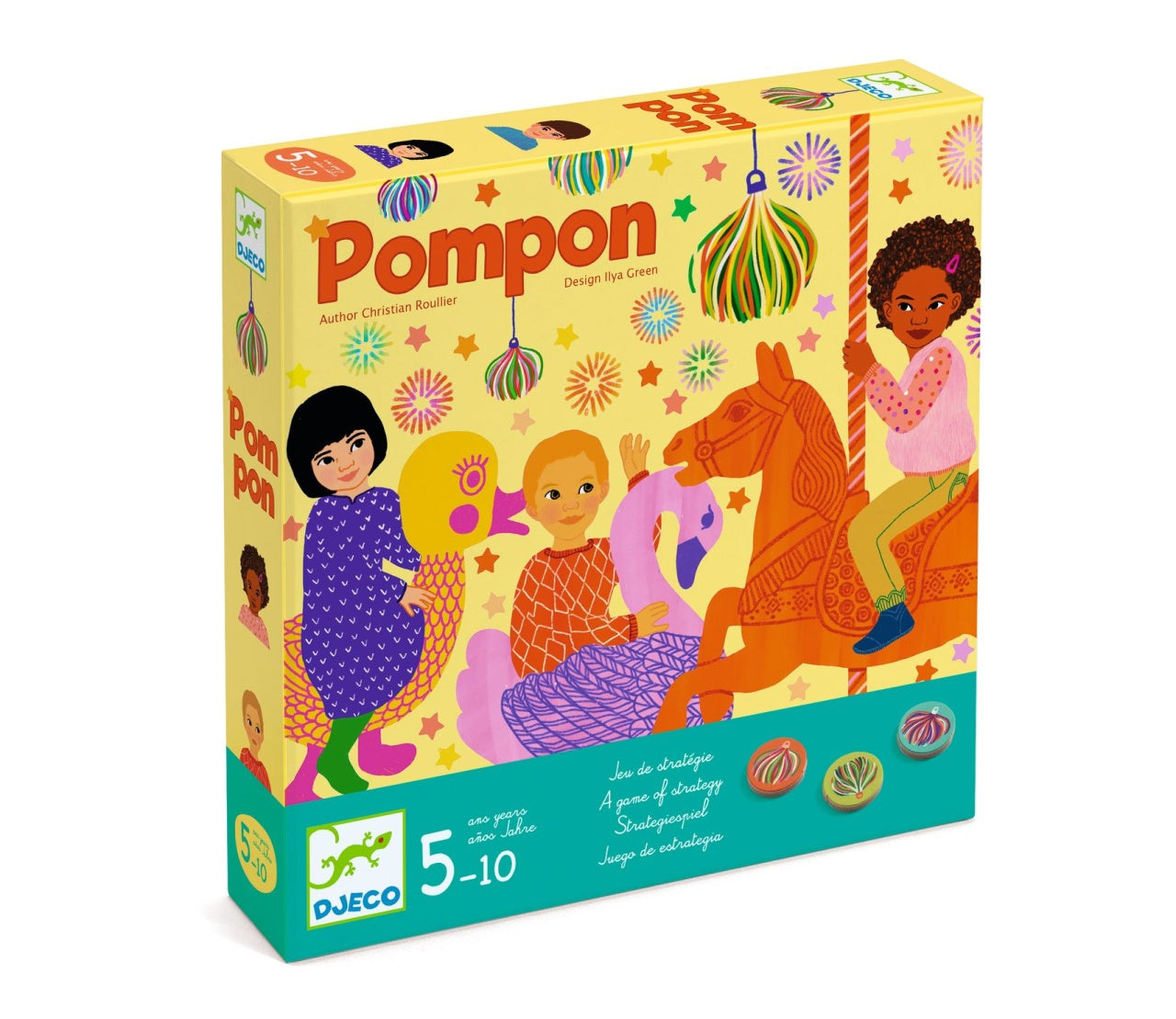 Joc de societate Pompon, Djeco - Imagine 1 [ps:0f25cec4-05f4-4da7-b788-a32a17ac1424]