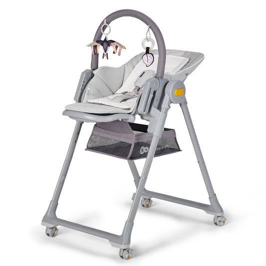 SCAUN DE MASA KINDERKRAFT LASTREE,  2 IN 1, - Gri [ps:2b7a7f34-c4c6-45f7-b517-75bbab50a7b6]