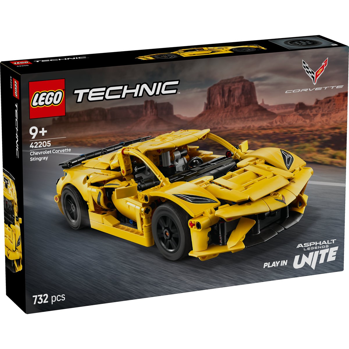 LEGO TECHNIC CHEVROLET CORVETTE STINGRAY 42205 - Imagine 1 [ps:44a1f53a-7dd2-4452-b1b5-8b0e45dccb35]