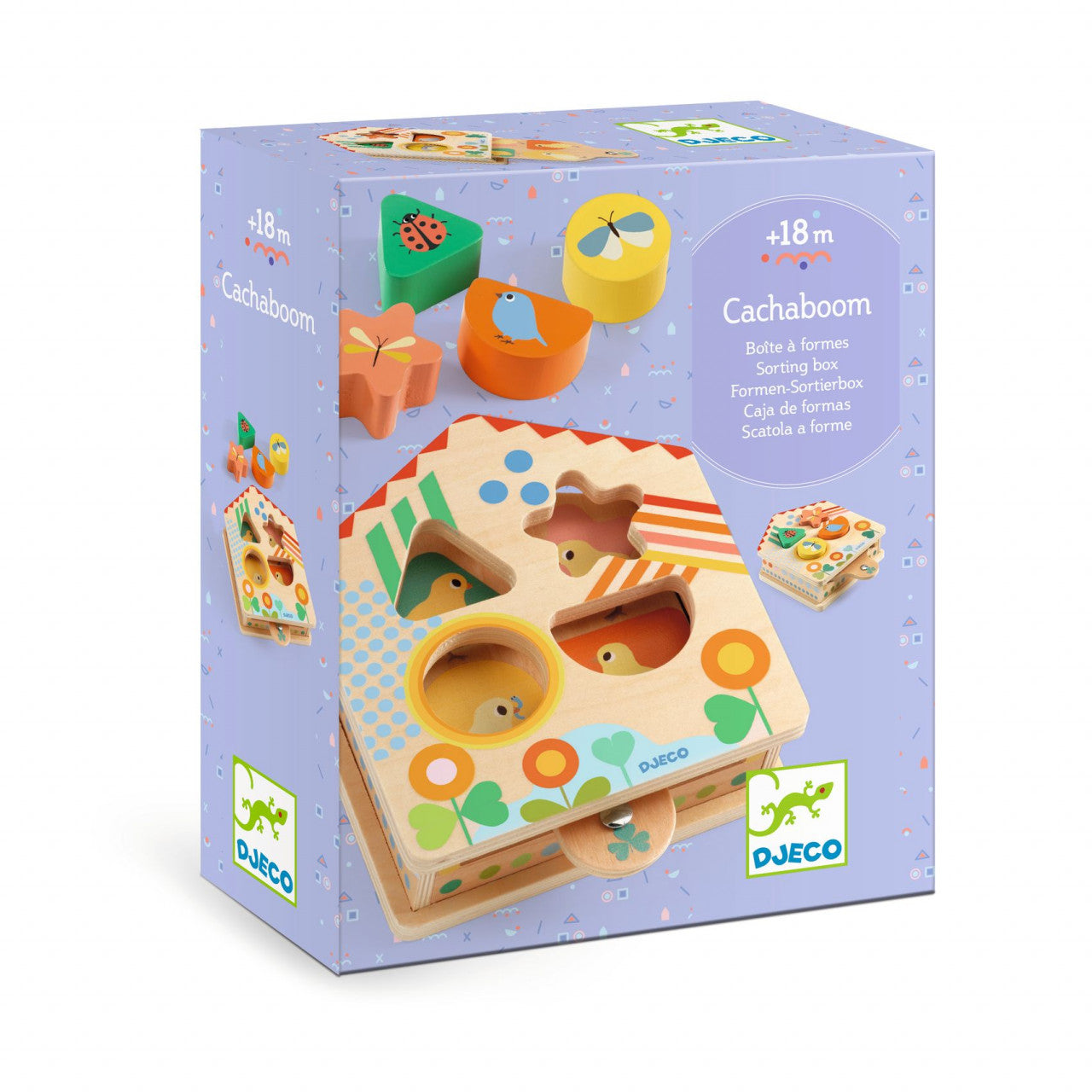 Cutie sortatoare Cachaboom, Djeco - Imagine 1 [ps:471e1140-eba7-4ac4-a892-788af381cd8b]