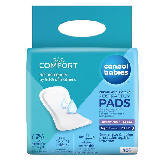 Canpol Babies Absorbante Postnatale de Noapte 10 Buc - - Imagine 1 [ps:c1797875-5317-4573-85dc-6bc656a91330]