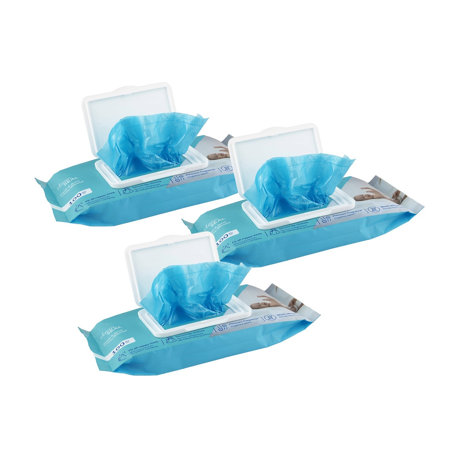 Saci Parfumati Scutece Uzate 3 pachete x 100 buc - Imagine 1 [ps:26baa43e-f770-4ad2-abbd-19ef19a984b6]
