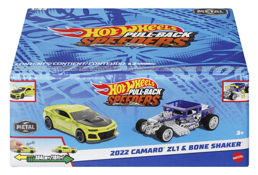 HOT WHEELS SET 2 MASINUTE METALICE PULL BACK 2022 CAMARO - Imagine 1 [ps:f2e68660-3190-499c-b121-2fa081b5e122]