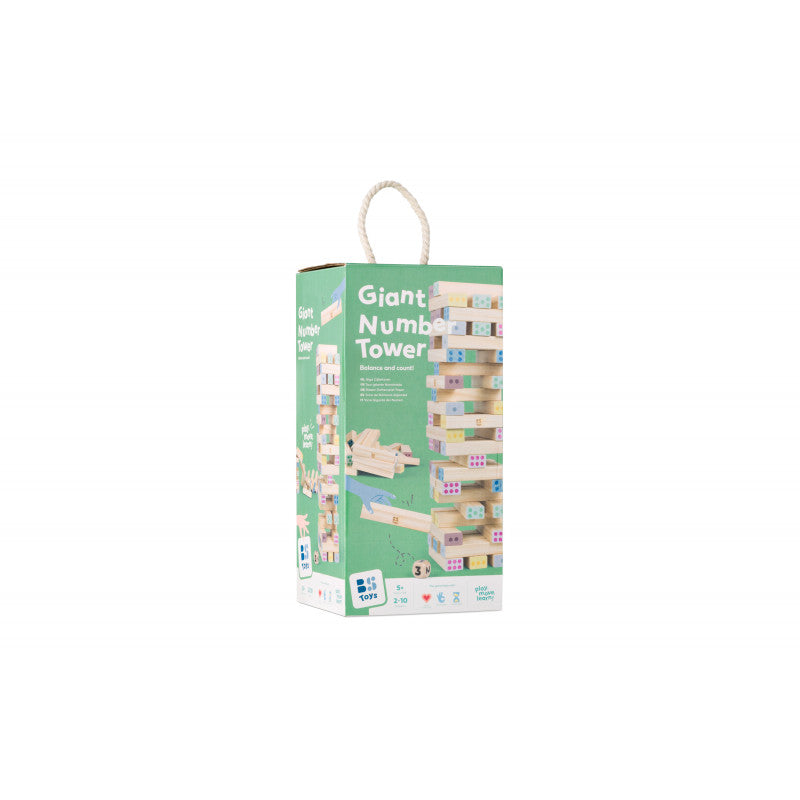 Turn Jenga gigant cu numere, BS Toys - Imagine 1 [ps:55002582-45d9-44b9-be03-a6b30f42cae4]