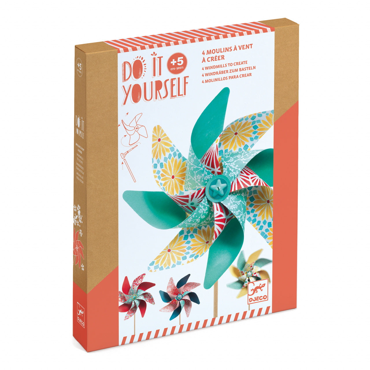 Joc creativ DIY Moristi de vant model cu flori, Djeco - Imagine 1 [ps:a683fbc8-cb77-46ab-94a0-bf7637a4d974]