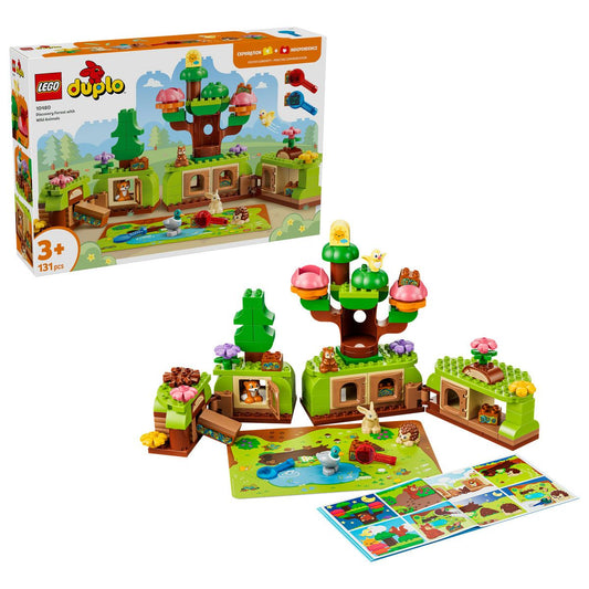 LEGO DUPLO Pădurea Descoperirilor cu Animale Sălbătice 10480 - LEGO DUPLO PADUREA DESCOPERIRILOR CU ANIMALE SALBATICE 10480 (1) [ps:a9d1af2d-9af4-4f1a-b51b-059884d09d39]