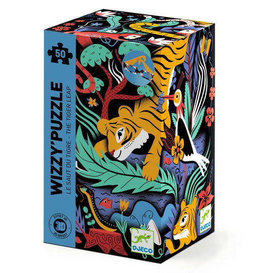 Puzzle 3D Saltul Tigrului, Djeco - Imagine 1 [ps:3f3c338f-792e-47ff-8c71-69effae4d424]