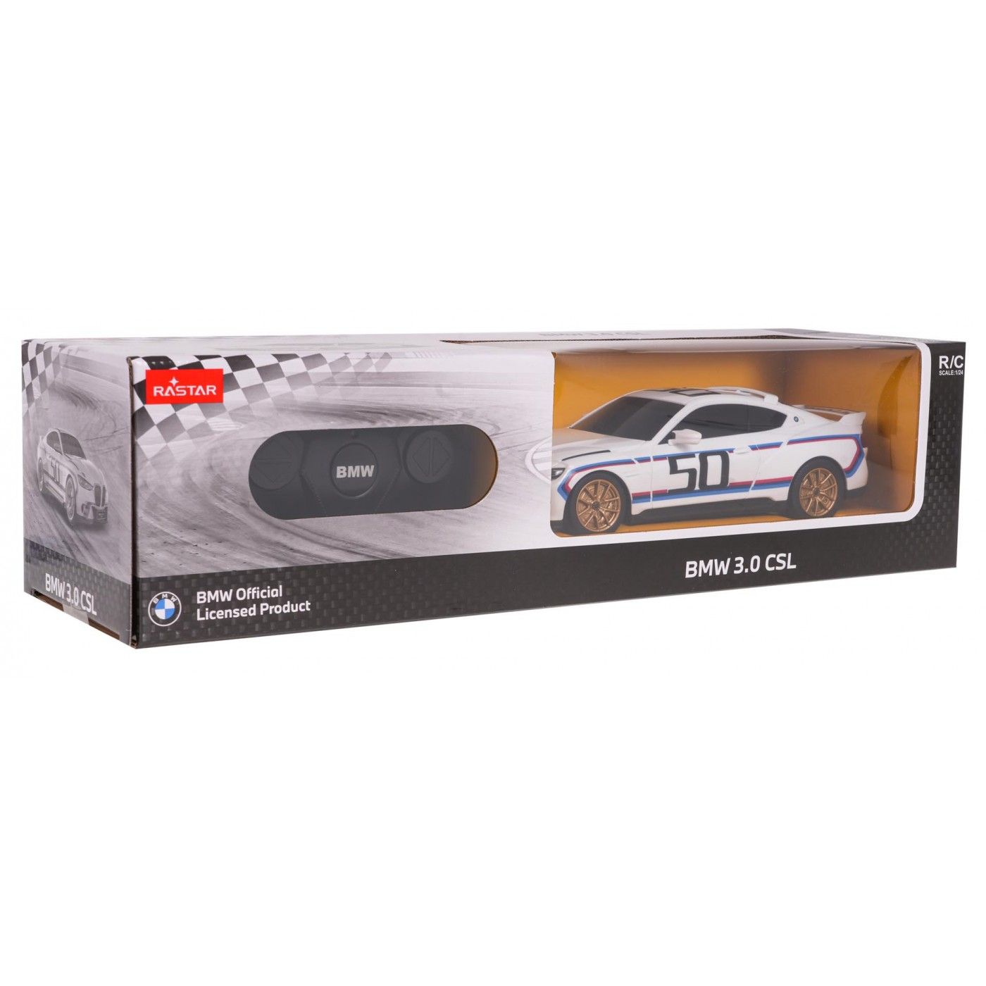 MASINA CU TELECOMANDA BMW 3.0 CSL SCARA 1 LA 24 Rastar - Imagine 1 [ps:ee7b1ff4-6eff-46d5-8bdd-5e8a719ba4c9]