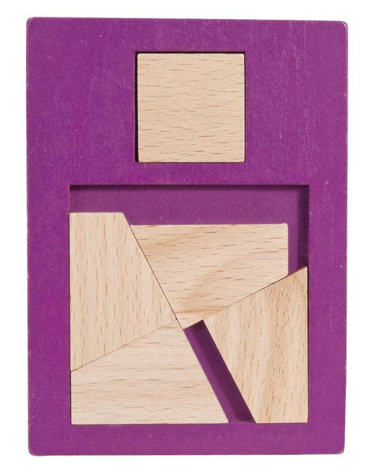 Joc logic IQ puzzle din lemn Extra piesa-1, Fridolin - Imagine 1 [ps:62237b2a-cf4e-48d4-8776-3bc2916638d8]