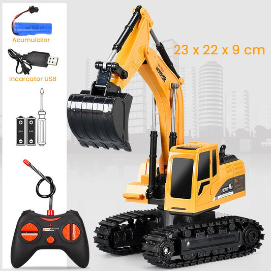 Excavator cu Telecomandă Flippy, Jucărie Construcție - Default Title (1) [ps:a1851d94-67b0-4132-bd9b-a57fc08c50ed]