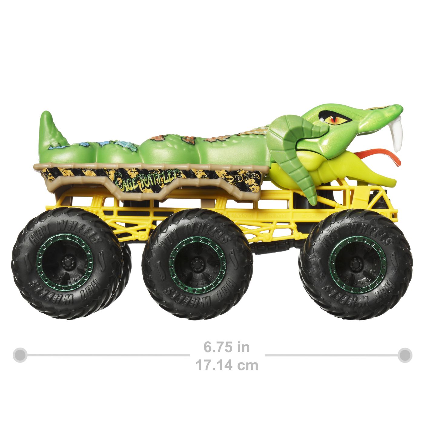 Hot Wheels Monster Truck Big Rigs Cage Rattler - Mattel - Multicolor (1) [ps:c6e7edd4-3c0b-45ec-a874-b289f4bec80c]