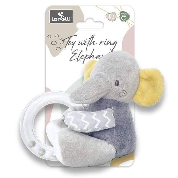 Jucărie Plus Elefant Gri Lorelli Toys, 11cm, 0 luni+ - Elefant gri (1) [ps:f93a1566-8a1f-41b3-b81d-9ee4f947573d]