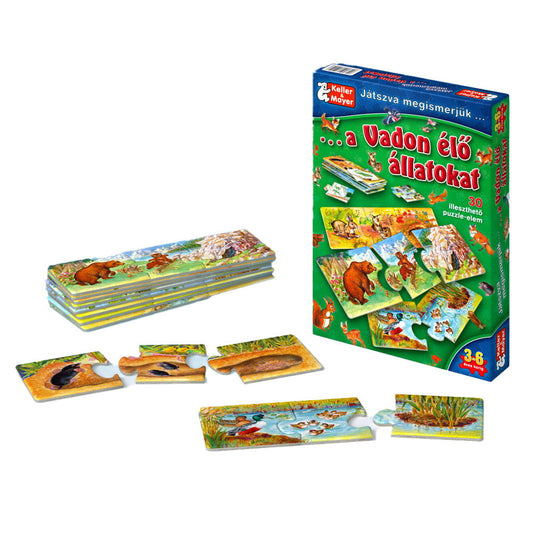 Puzzle Animale Sălbatice Keller & Mayer - Învățare prin Joc - Default Title (1) [ps:e4a52daf-4647-4658-9d36-9be7b4414d72]