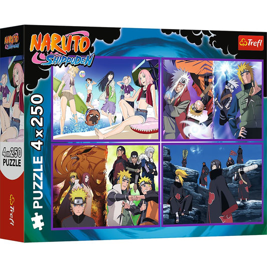 PUZZLE TREFL 4X250 NARUTO SHIPPUDEN AVENTURILE LUI - Imagine 1 [ps:fa7d2807-9d00-4061-80d3-26cb3d414201]