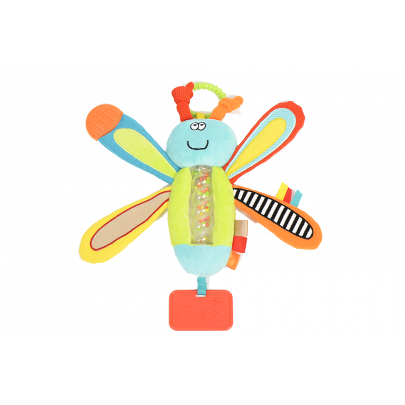 Libelula Dipsy, Jucarie senzoriala pentru bebelusi, Dolce - Imagine 1 [ps:24d94441-de3d-4c56-8a19-5fcc767d08e9]