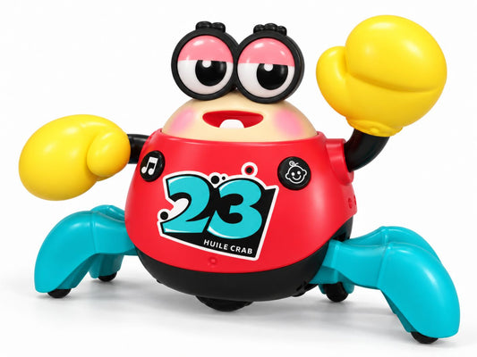 Jucărie Interactivă Crab cu Muzică și Lumini - Jucării Bebe - Default Title (1) [ps:18c9d1b6-e611-4399-91a7-73a9f56f4310]