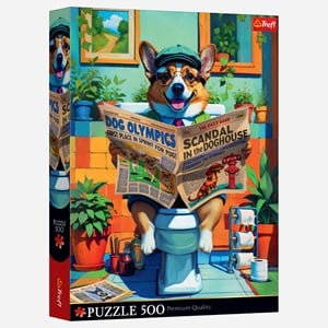 Puzzle Caine Citind Ziarul 500 Piese - Trefl/Jumbo - Default Title (1) [ps:984806de-1683-45fc-b850-11fc5a1fd24a]