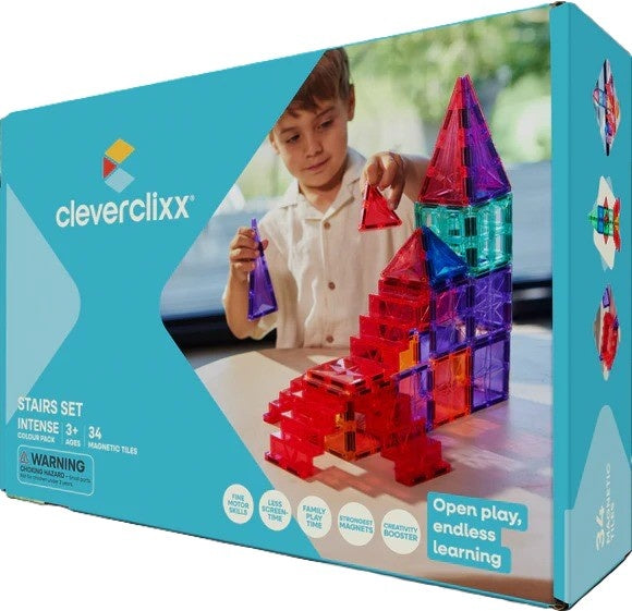 Set magnetic de construit Scari, Cleverclixx - Imagine 1 [ps:7a97ac70-3476-4809-b04e-e444cbba8fd4]