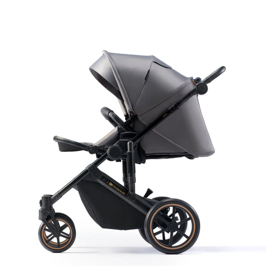 CARUCIOR 2 IN 1 KINDERKRAFT PRIME 2, DARK GREEN - Gri Închis